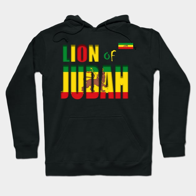 Lion of Judah, Reggae, Ethiopian, Rasta Hoodie by alzo